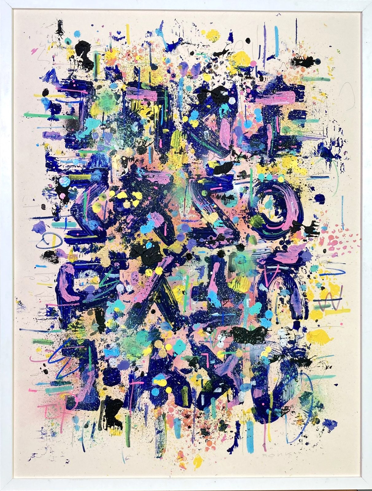 schéma, œuvre originale de Fonk